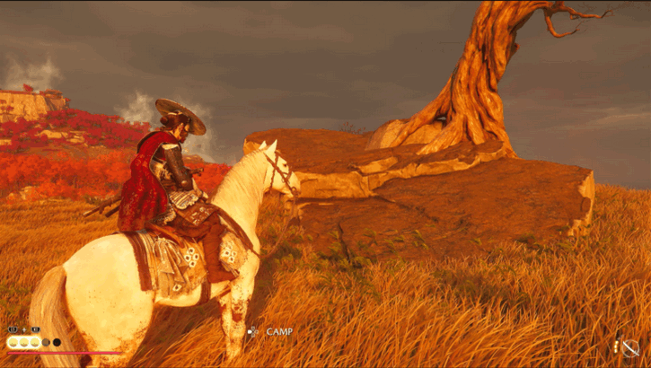 Ghost of Yotei Nakagoya Spring Overworld