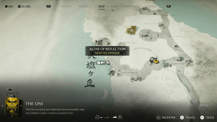 Coastal Altar Map Image