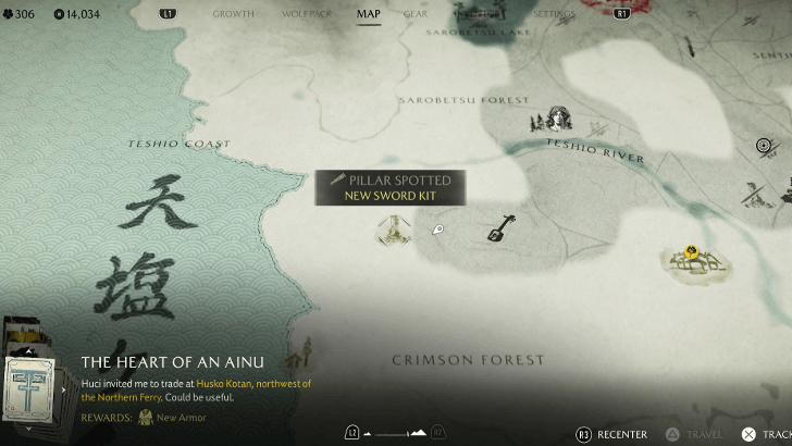 Crimson Forest Pillar Map Image