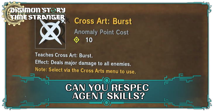 Digimon Story Time Stranger Can You Respec Agent Skills