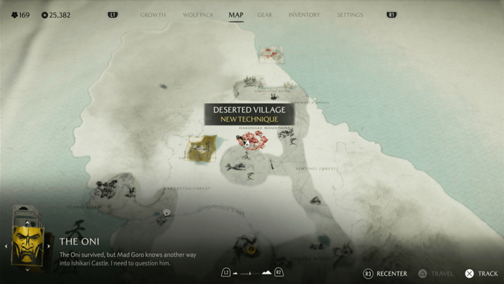 Deserted Village Puzzle Box Map Image