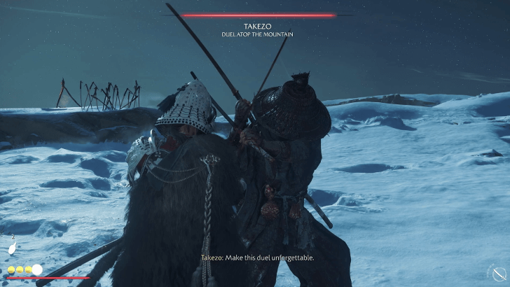 Defeat Takezo the Unrivaled