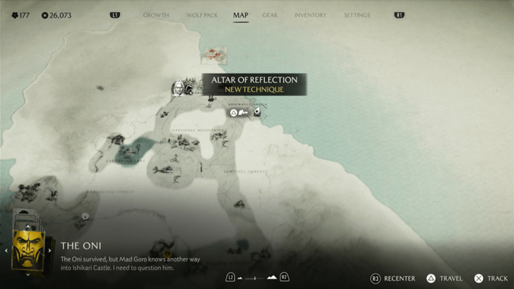 Shipwreck Shoal Altar Map Image