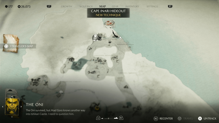 Cape Inari Hideout Puzzle Box Map Image