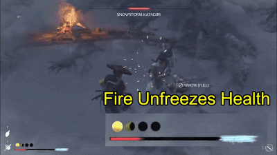Fire Unfreezes Health