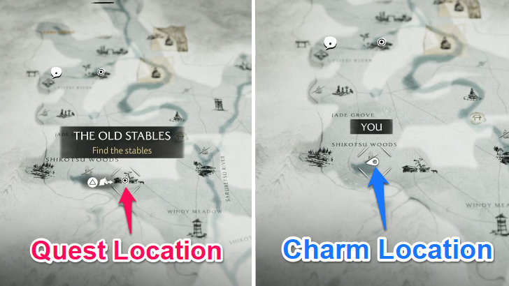 Charm of Bountiful Harvest Map Location
