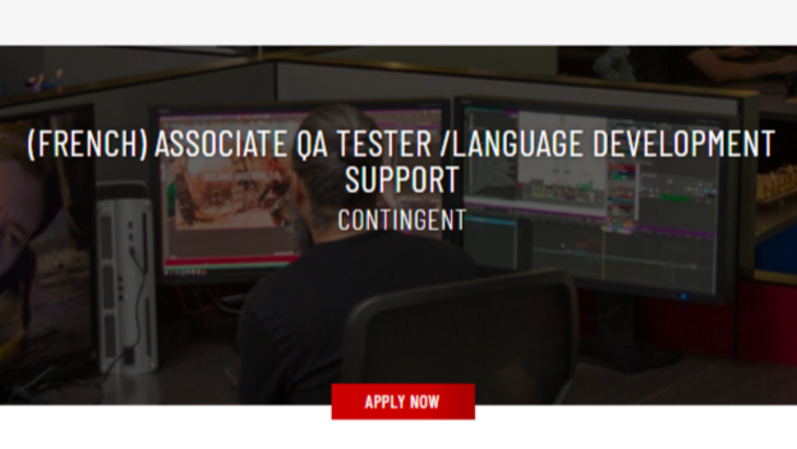 Naughty Dog localization job post on their official website