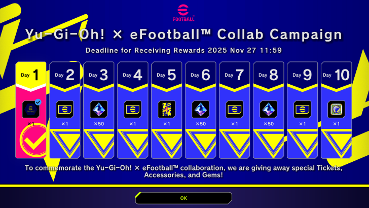 Master Duel - eFootball Collaboration Log-in Campaign