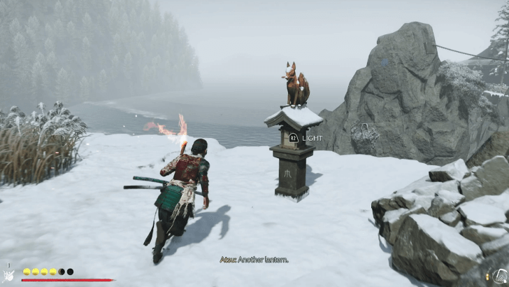 Light the Fox Lantern In Camp