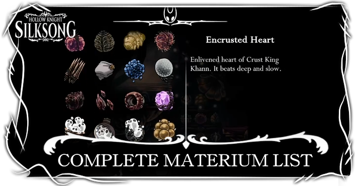 Complete Materium List