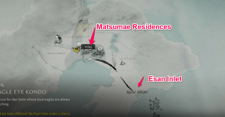 Navigate to Ensan Inlet - Eagle Eye Kondo