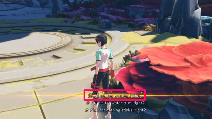 The Color the Water Speaks Of Step 3