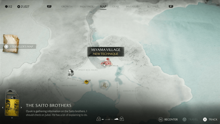 Miyama Village Altar Map Image