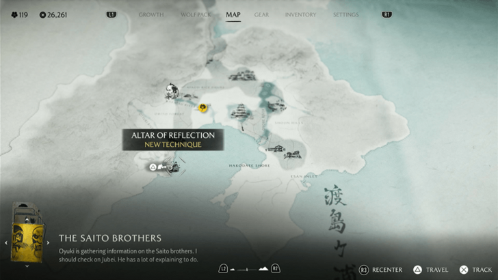 Beach Altar Map Image