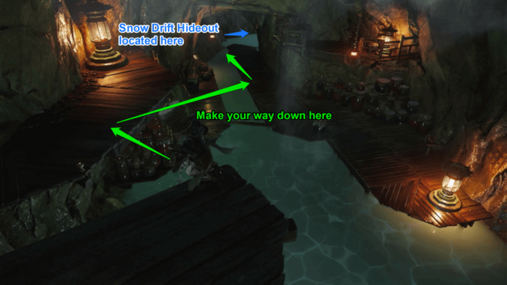 Going to the Snow Drift Hideout