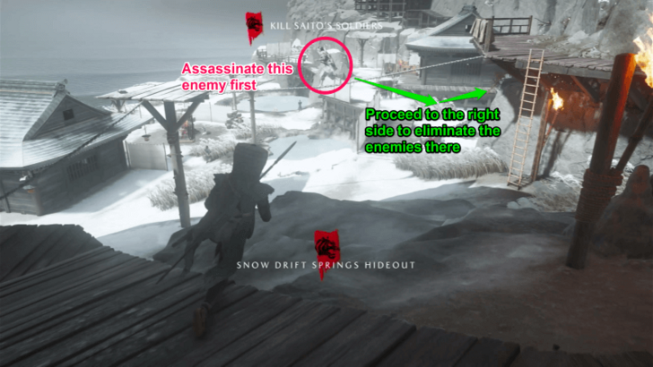 Clearing the Snow Drift Hideout