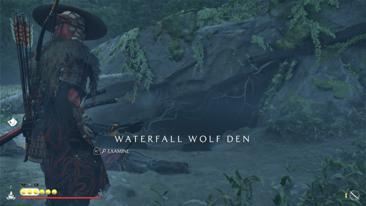 Waterfall Wolf Den
