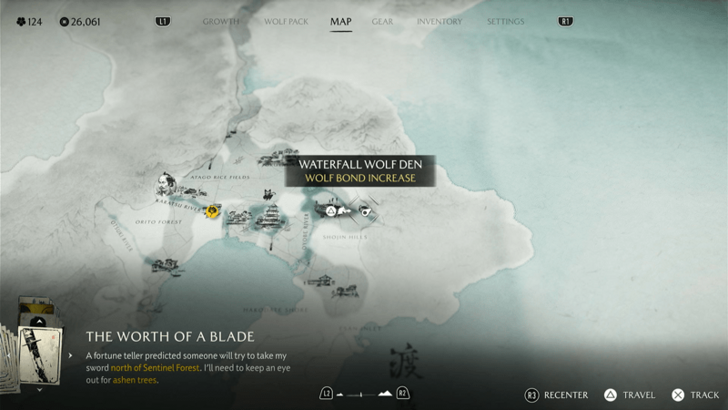 Waterfall Wolf Den Map Image