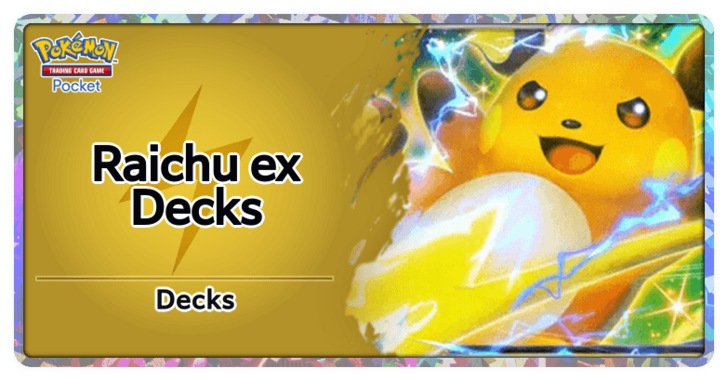 Pokemon TGC Pocket - Raichu ex Best Deck Build and How to Play