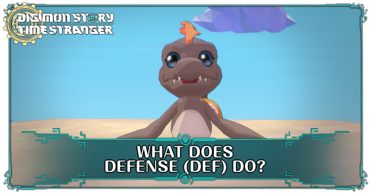 Digimon Story Time Stranger What Does Defense (DEF) Do
