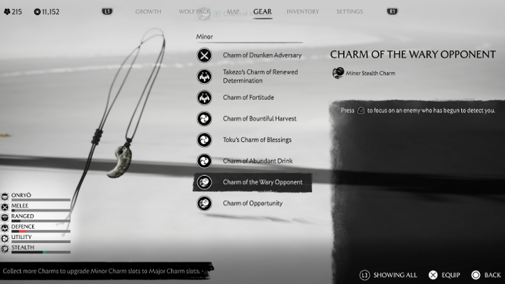 Charm of the weary opponent