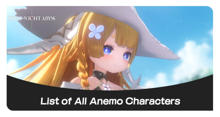 List of All Anemo Characters