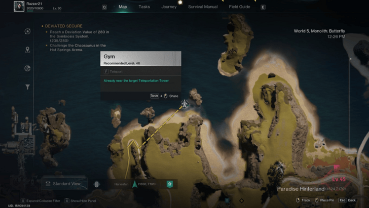 Once Human - Lv. 46 Lynn Map