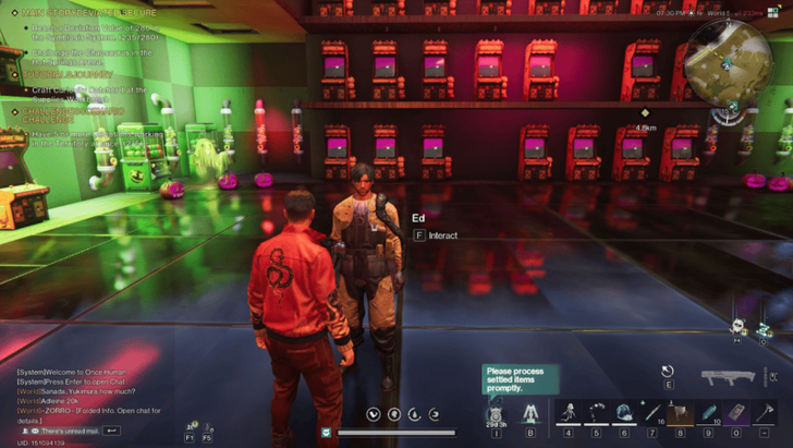 Once Human - Lv 37 Gym Ed Location