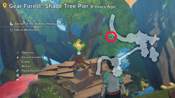 Secret of the Hidden Honey Base Start Location