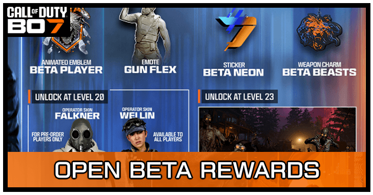 Black Ops 7 - All Open Beta Rewards and Unlockables