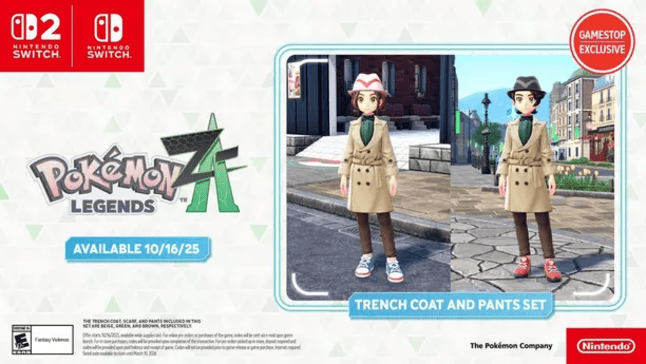 Legends Z-A Looker Outfit Pre-Order Bonus