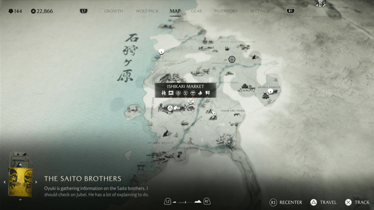 Isaburo the Cartographer Map Image