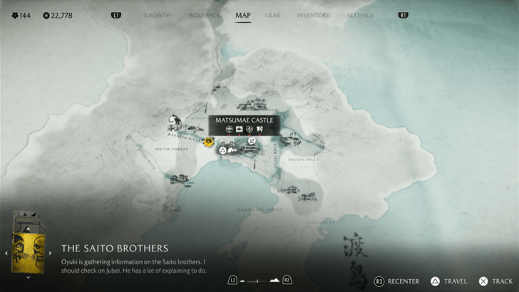 Isaburo the Cartographer Map Image