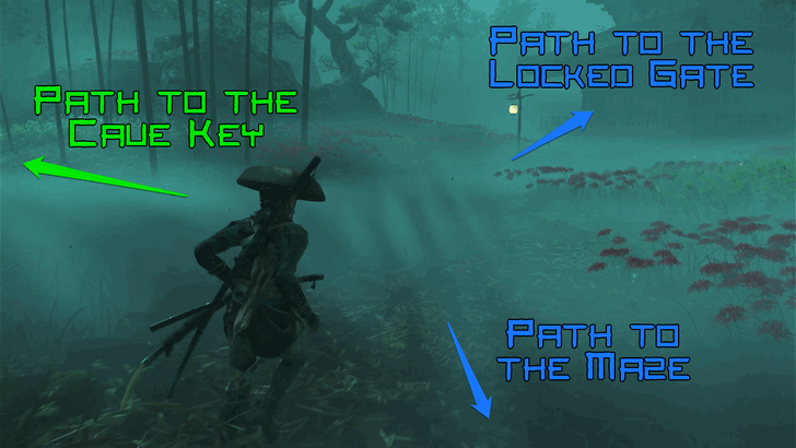 Ghost of Yotei Path to the Cave Key