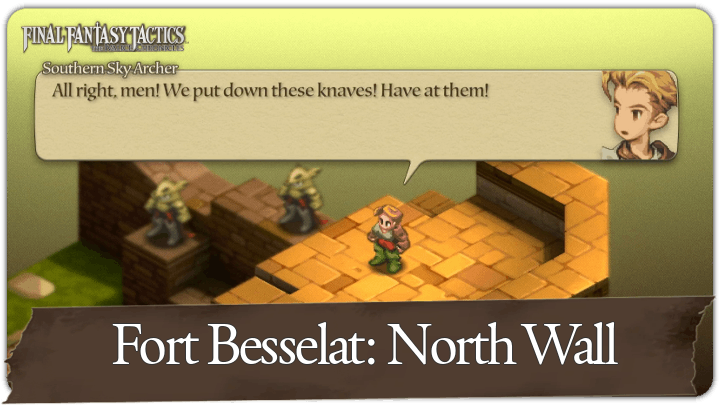 Final Fantasy Tactics - Fort Besselat North Wall