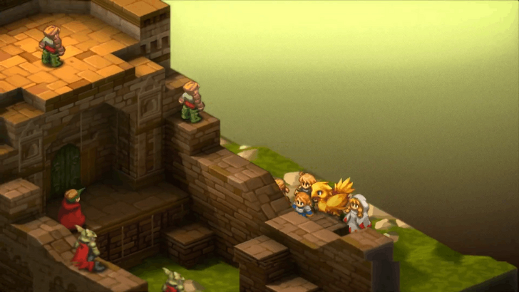 Final Fantasy Tactics - Fort Besselat: North Wall Field View
