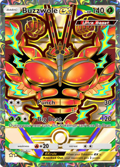 Pokemon TCG Pocket - A4b 360 Buzzwole ex