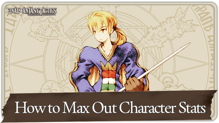 How to Max Out Character Stats