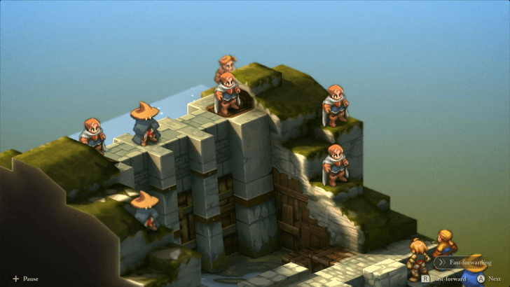 Final Fantasy Tactics - Fort Besselat Sluice Field View