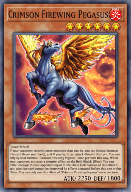 Crimson Firewing Pegasus