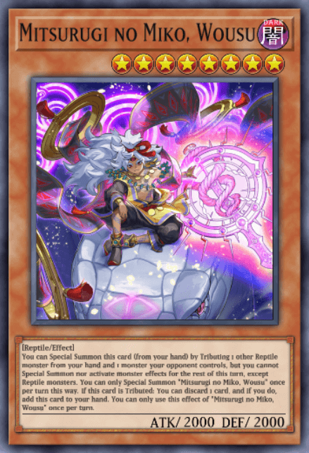 Mitsurugi no Miko, Wousu