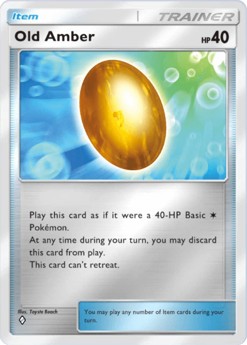 Pokemon TCG Pocket - A4b 313 Old Amber