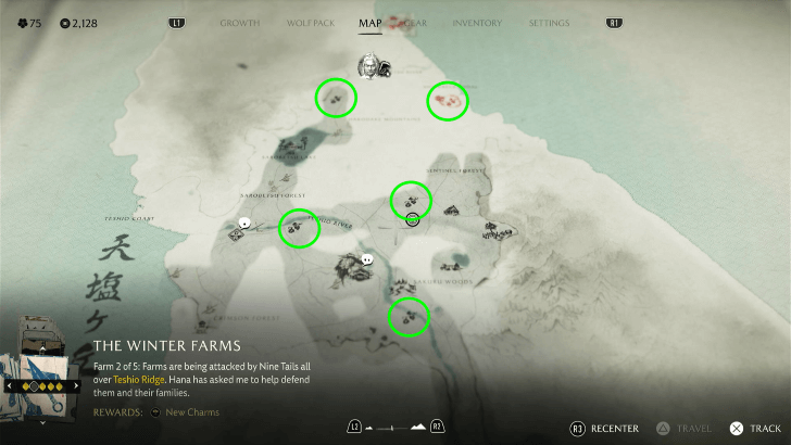 Ghost of Yotei - Winter Farms