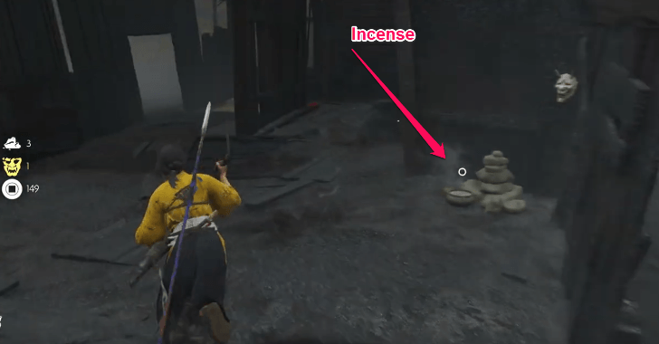 Burned House - Examine Items Incense