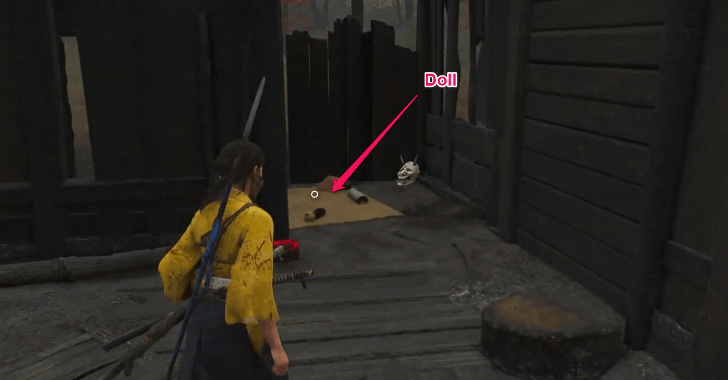 Burned House - Examine Items Doll