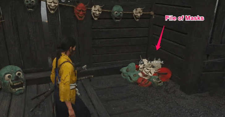 Burned House - Examine Items Masks