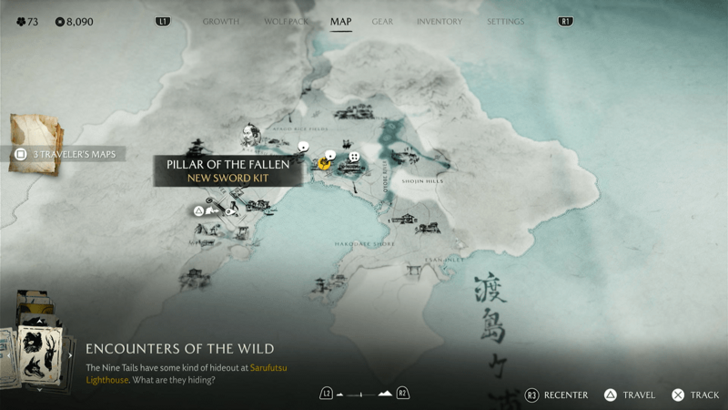 Otsuki River Pillar Map Image