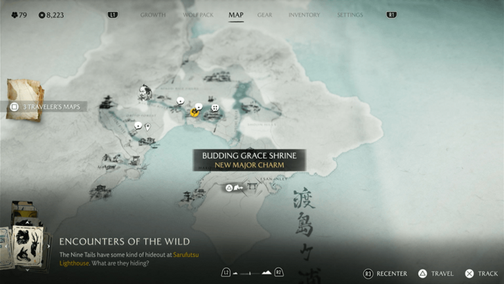 Budding Grace Shrine Map Image