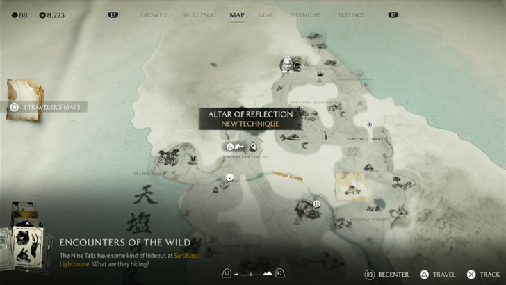 Sarobetsu Forest Altar Map Image