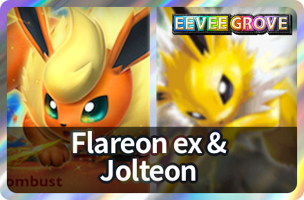 Pokemon TCG Pocket  Flareon ex and Jolteon Deck Image